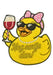 Nog Eentje Dan Girly - Carnavals Embleem