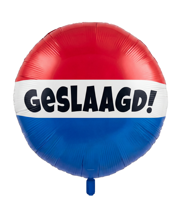 Folie Ballon Geslaagd rwb XXL