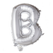 Folieballon Mini 41cm B Zilver