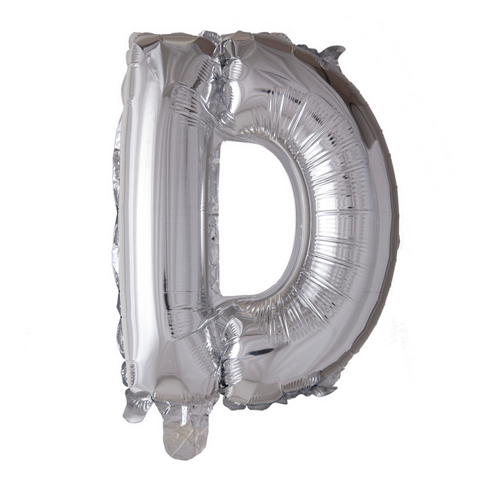 Folieballon Mini 41cm D Zilver