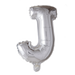 Folieballon Mini 41cm J Zilver