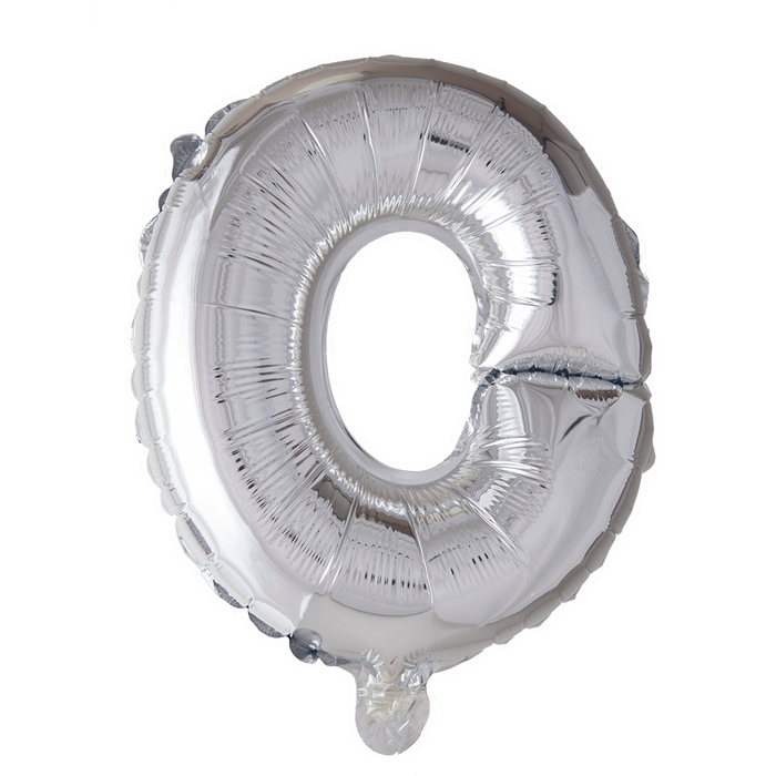 Folieballon Mini 41cm O Zilver
