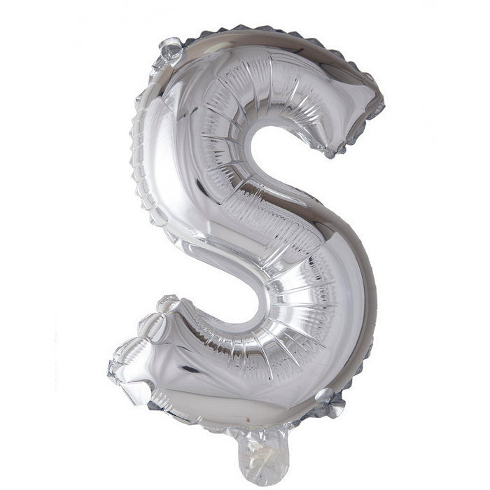 Folieballon Mini 41cm S Zilver