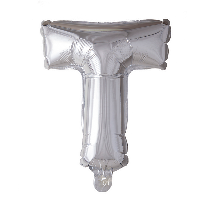 Folieballon Mini 41cm T Zilver