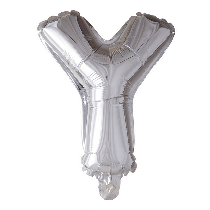 Folieballon Mini 41cm Y Zilver