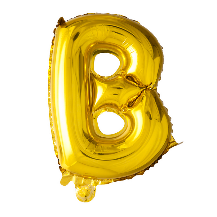 Folieballon Mini 41cm B Goud