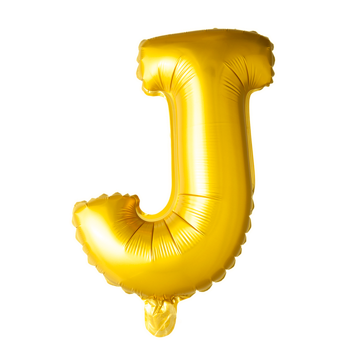 Folieballon Mini 41cm J Goud