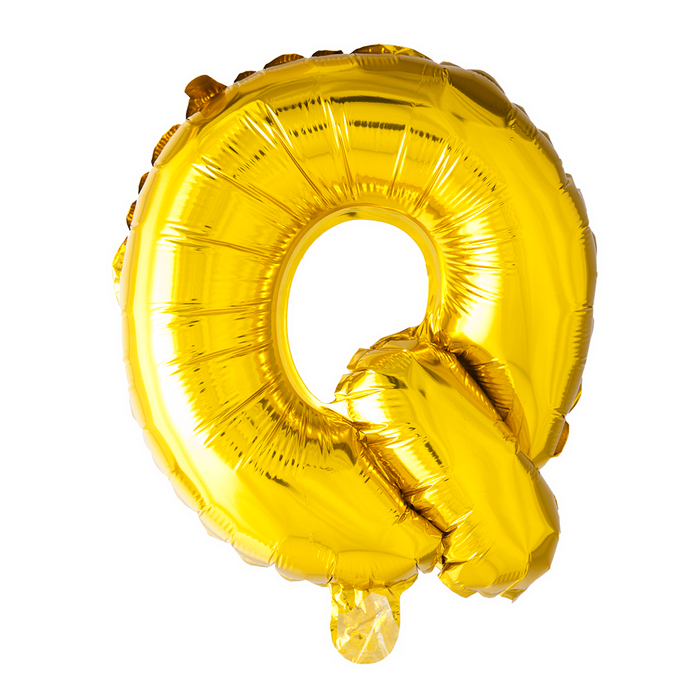 Folieballon Mini 41cm Q Goud