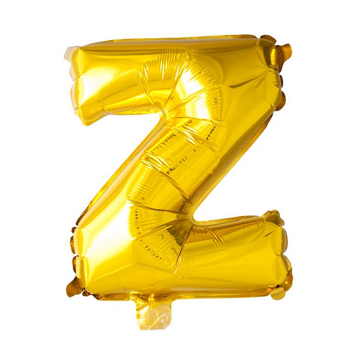 Folieballon Mini 41cm Z Goud
