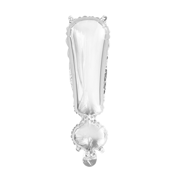 Folieballon Mini 41cm ! Zilver