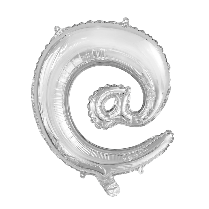Folieballon Mini 41cm @ Zilver