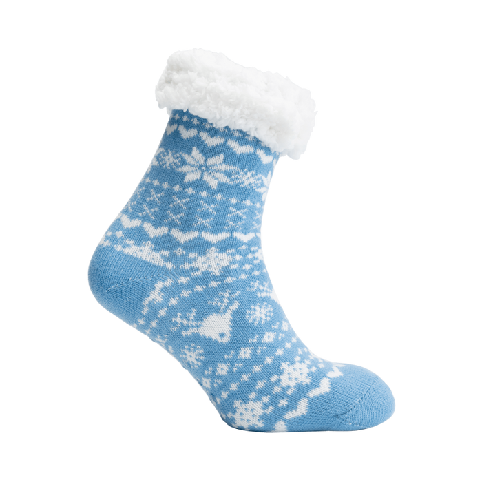 Fluffy Winter Sokken blauw