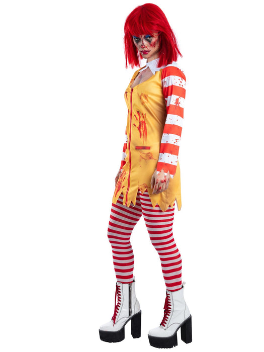 Kostuum Kreepy Killer Clown Dames