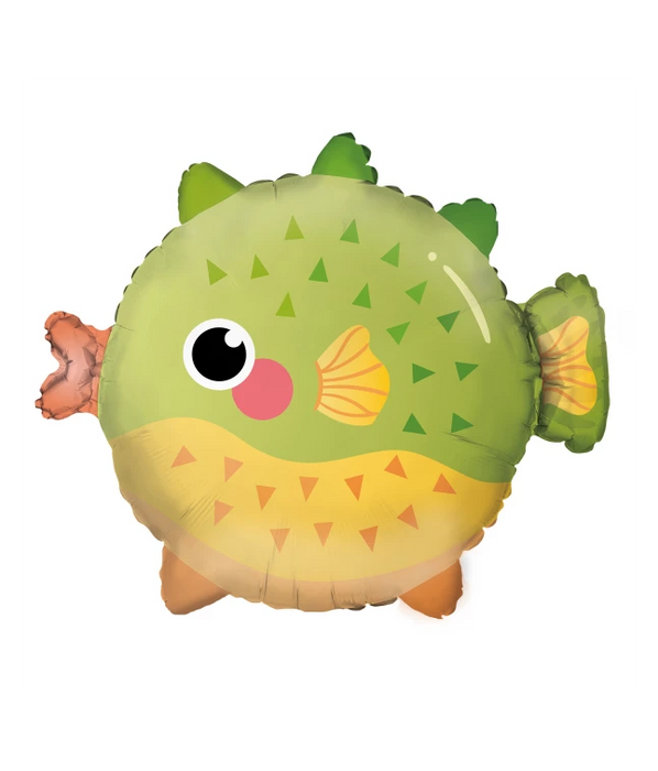 Folieballon Pufferfish 48cm
