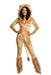 Leeuw overall met capuchon voor dames – productfoto 2