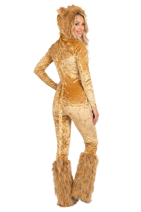 Leeuw overall met capuchon voor dames – productfoto 5