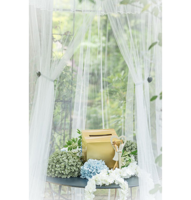 Gouden Cadeaubox voor Bruiloft & Feest 23x23x23cm