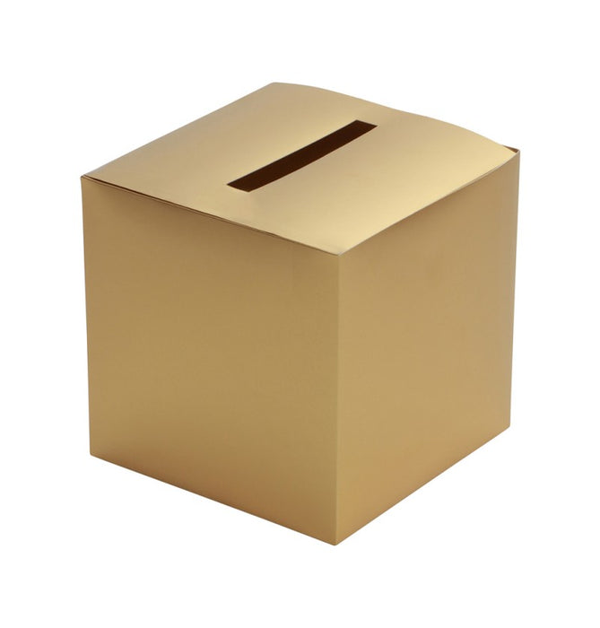 Gouden Cadeaubox voor Bruiloft & Feest 23x23x23cm