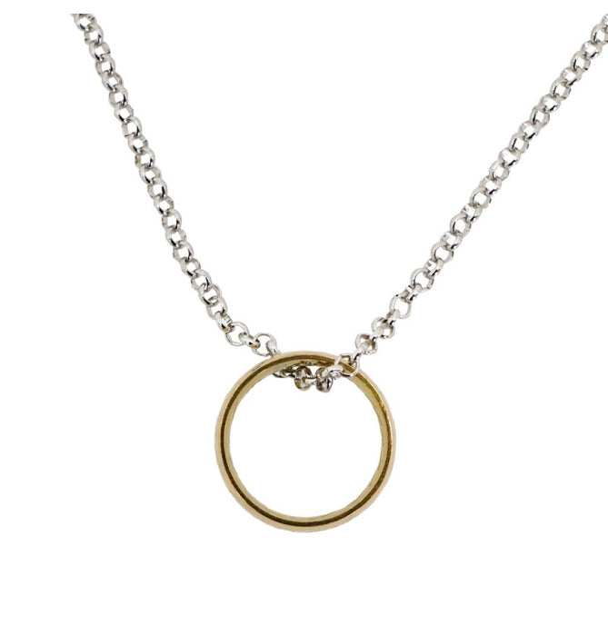 Ketting met gouden ring