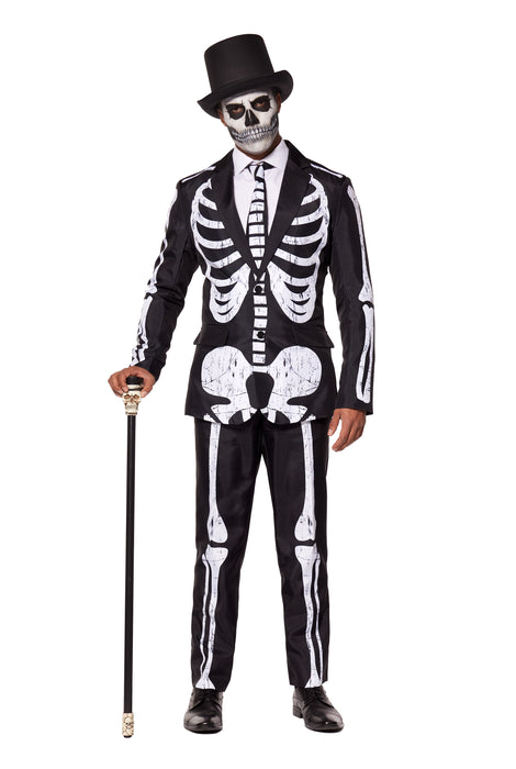 Suitmeister Skeleton Grunge Black Herenkostuum