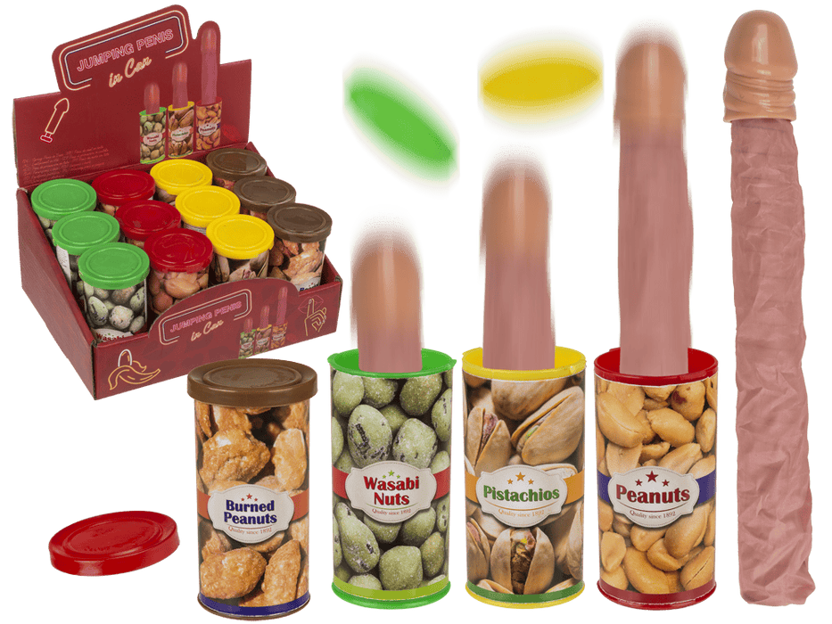 Fopblikje met Springende Piemel