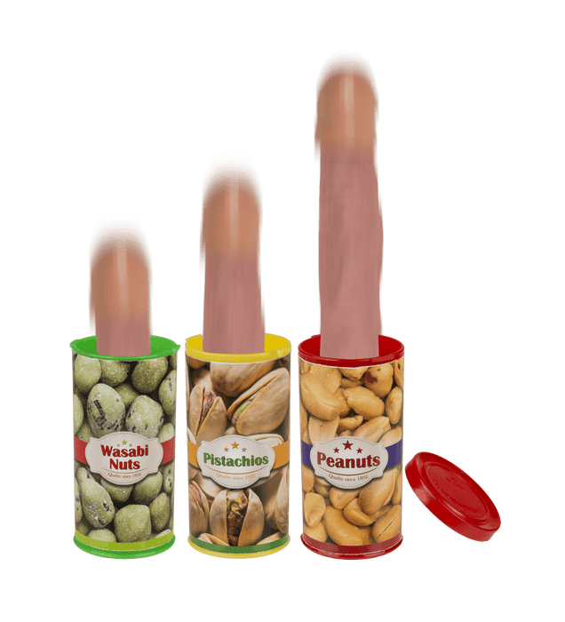 Fopblikje met Springende Piemel
