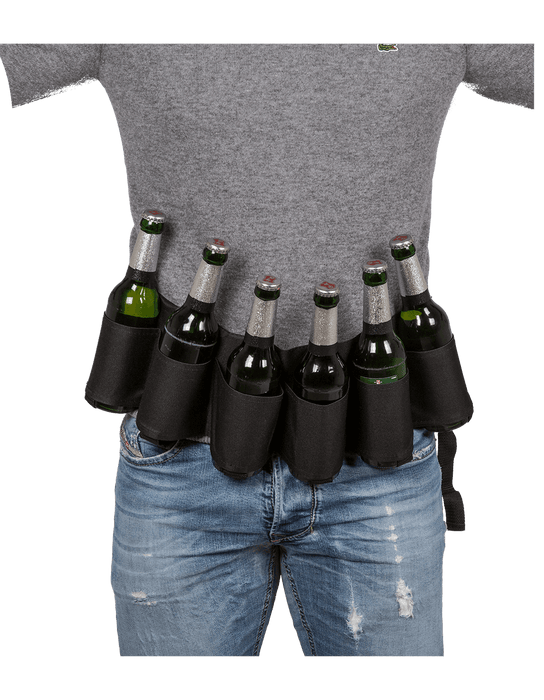 Bierriem met Flesopener voor 6 Flessen