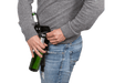 Bierriem met Flesopener voor 6 Flessen