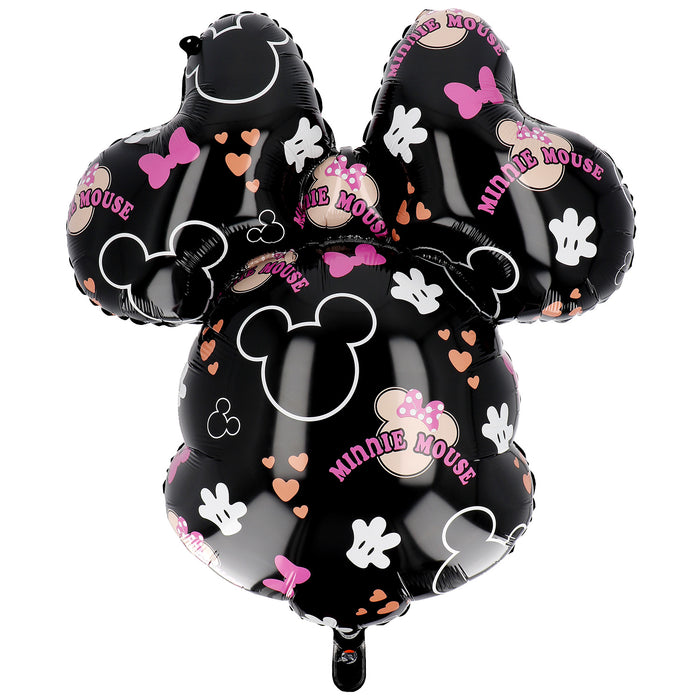 Folieballon - Vorm Minnie Mouse hoofd - 63 x 69 cm