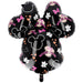 Folieballon - Vorm Minnie Mouse hoofd - 63 x 69 cm