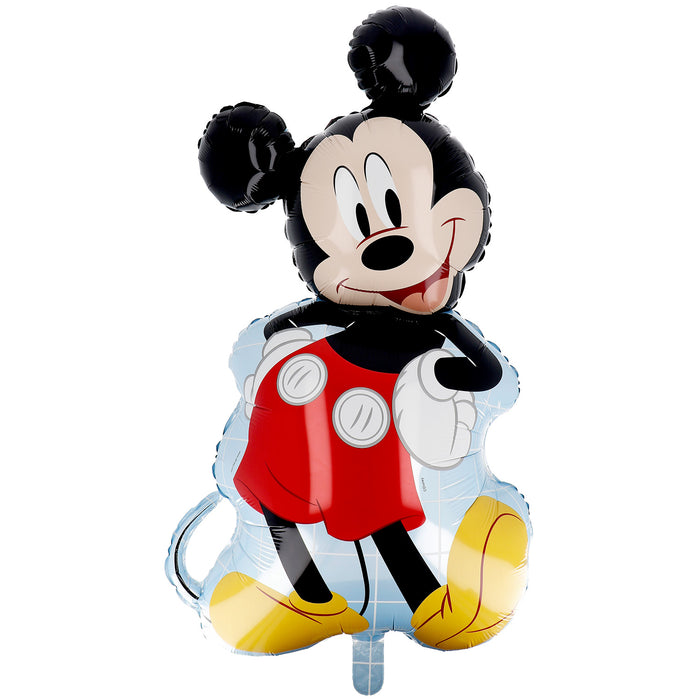 Folieballon - Vorm Mickey Mouse - 43 x 79 cm