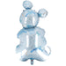 Folieballon - Vorm Mickey Mouse - 43 x 79 cm