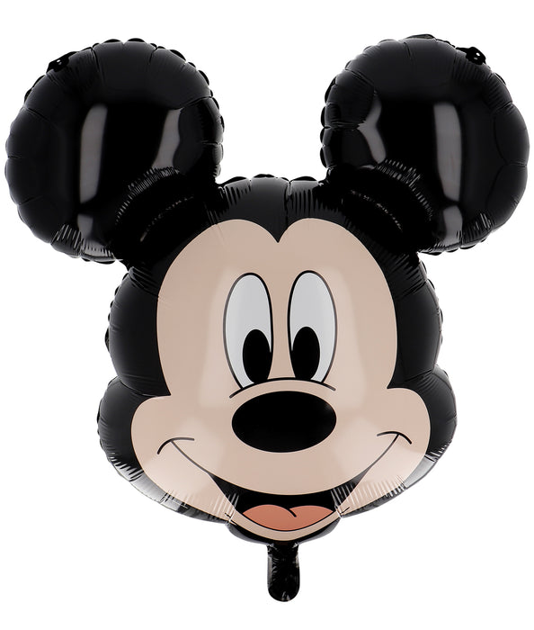 Folieballon - Vorm Mickey Mouse hoofd - 60 x 58 cm