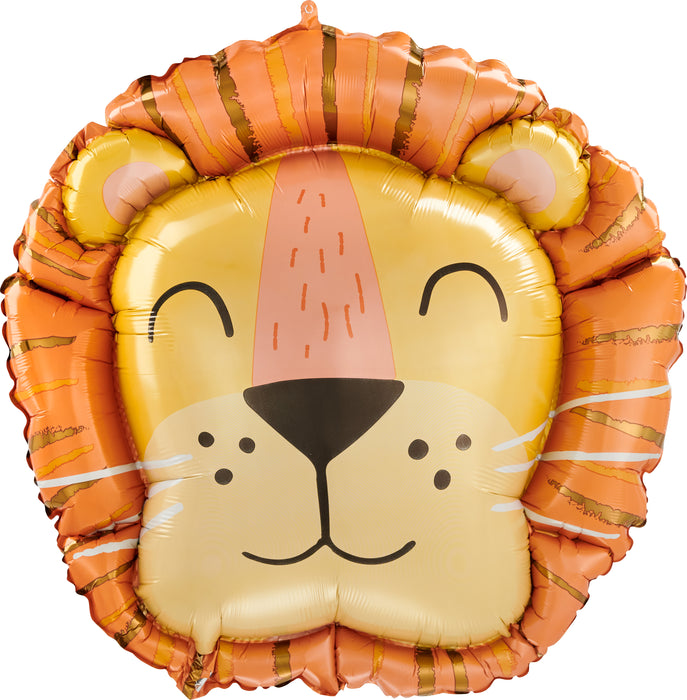 Folieballon - Vorm - Leeuw - Wild en lief