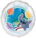 Folieballon - Stitch Surfer - 45 cm