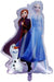 Folieballon - Vorm Anna & Elsa, Olaf Frozen - 45 x 63 cm
