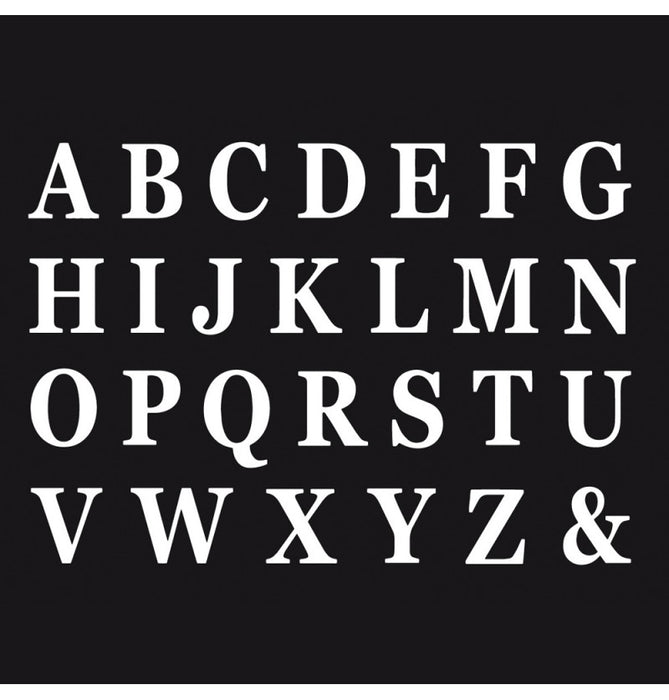 Letter Stickers 13.5cm - set van 48
