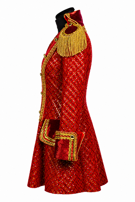 Jas Sequin Square Dames - Rood - afbeelding 5