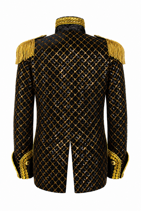 Jas Sequin Square Heren - Zwart - afbeelding 3