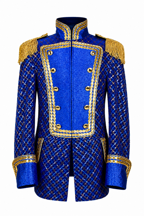 Jas Sequin Square Heren - Blauw - afbeelding 4