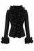 Blouse Butterfly Dames - Zwart - afbeelding 1