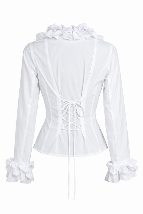 Blouse Butterfly Dames - Wit - afbeelding 5