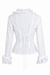 Blouse Butterfly Dames - Wit - afbeelding 5