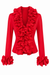 Blouse Butterfly Dames - Rood - afbeelding 6