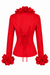 Blouse Butterfly Dames - Rood - afbeelding 8
