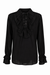 Blouse Met Jabot Heren - Zwart - afbeelding 1
