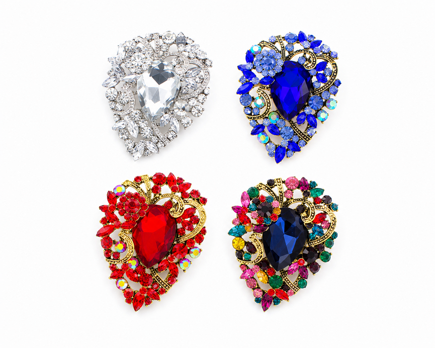 Luxe Broche - kleurenoverzicht - afbeelding 1