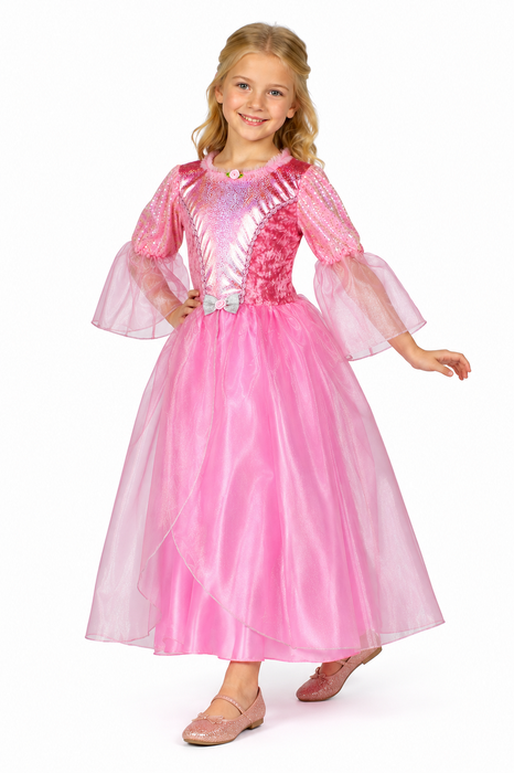 Prinsessenjurk Majestic Rosa Roze - Roze - afbeelding 2