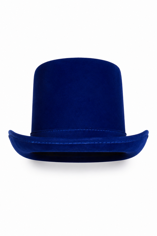 Hoge Hoed Populair - Blauw - afbeelding 3