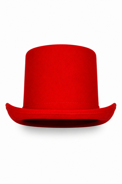 Hoge Hoed Populair - Rood - afbeelding 5